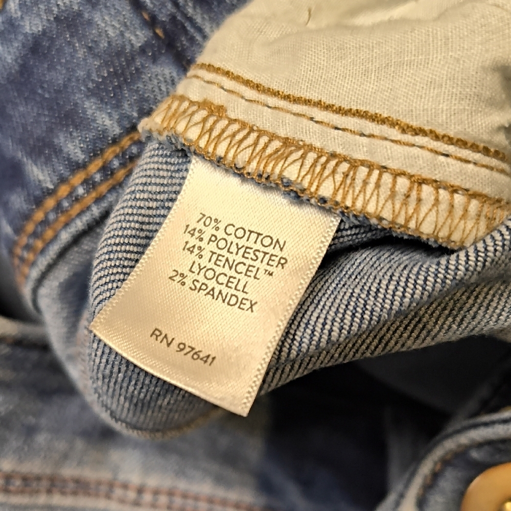 sac338👖High Rise Slim Ankle Fit w/27.5" Inseam J. Jill Jeans - Picture 4 of 5
